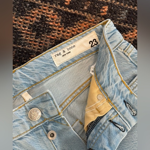 Rag & Bone - Featherweight Logan Women's Wide Leg - Blossom - Size 23 - Picture 6 of 13